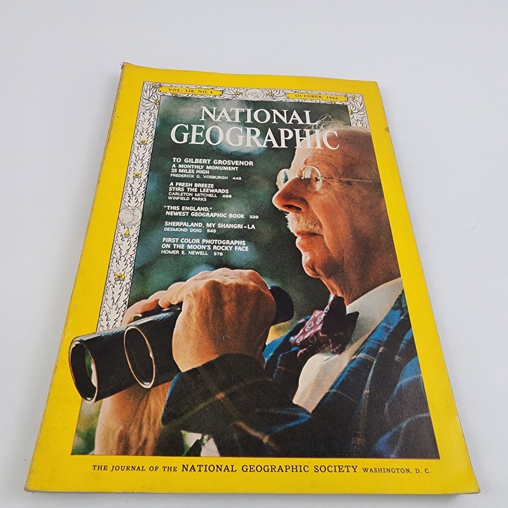 National Geographic Magazine October 1966 No Insert